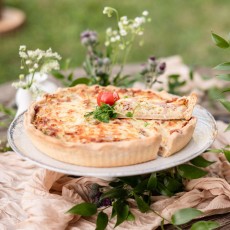 Quiche cu praz şi kaizer